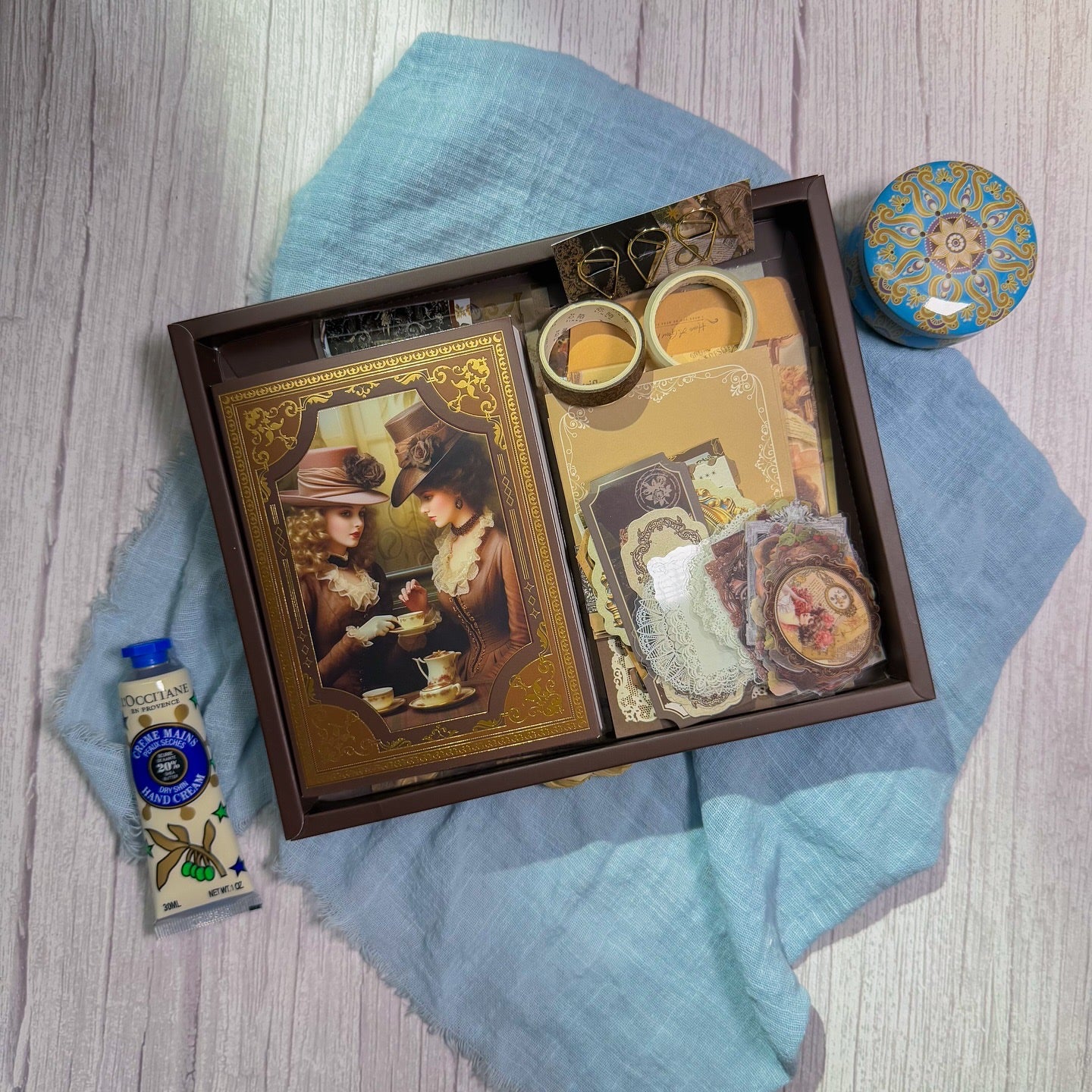 صندوق الجورنال الشامل Victorian Tea Time