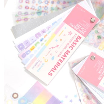 دفتر ملصقات basic material pink