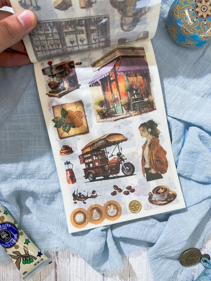 مجلة الملصقات الكبيرة coffee weekly