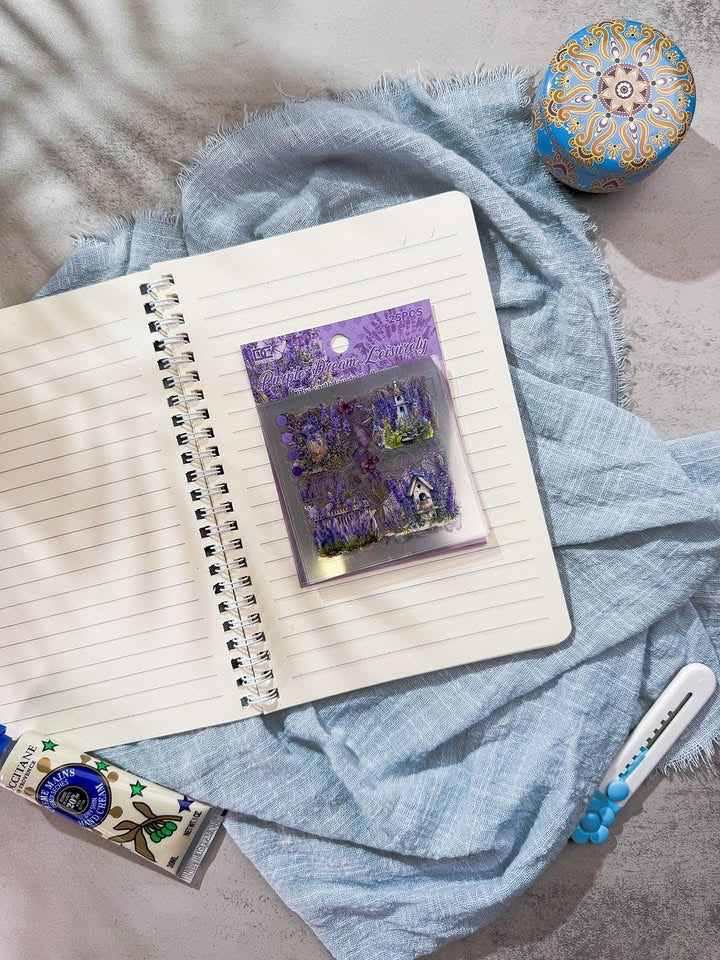 ملصقات purple dream leisurely