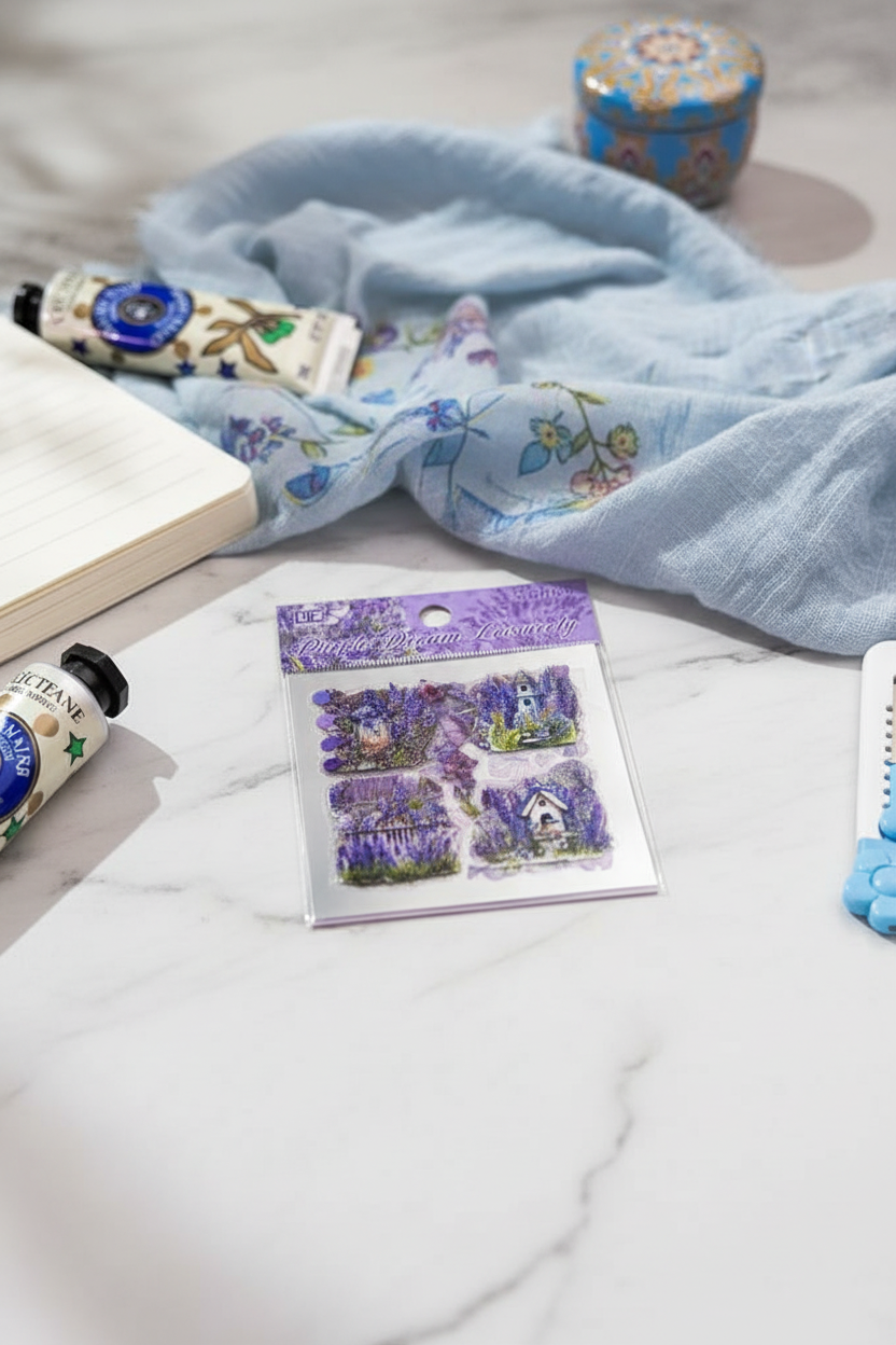 ملصقات purple dream leisurely