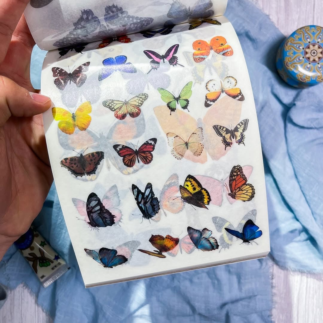 مجلة الملصقات الكبيرة Fluttering as butterfly