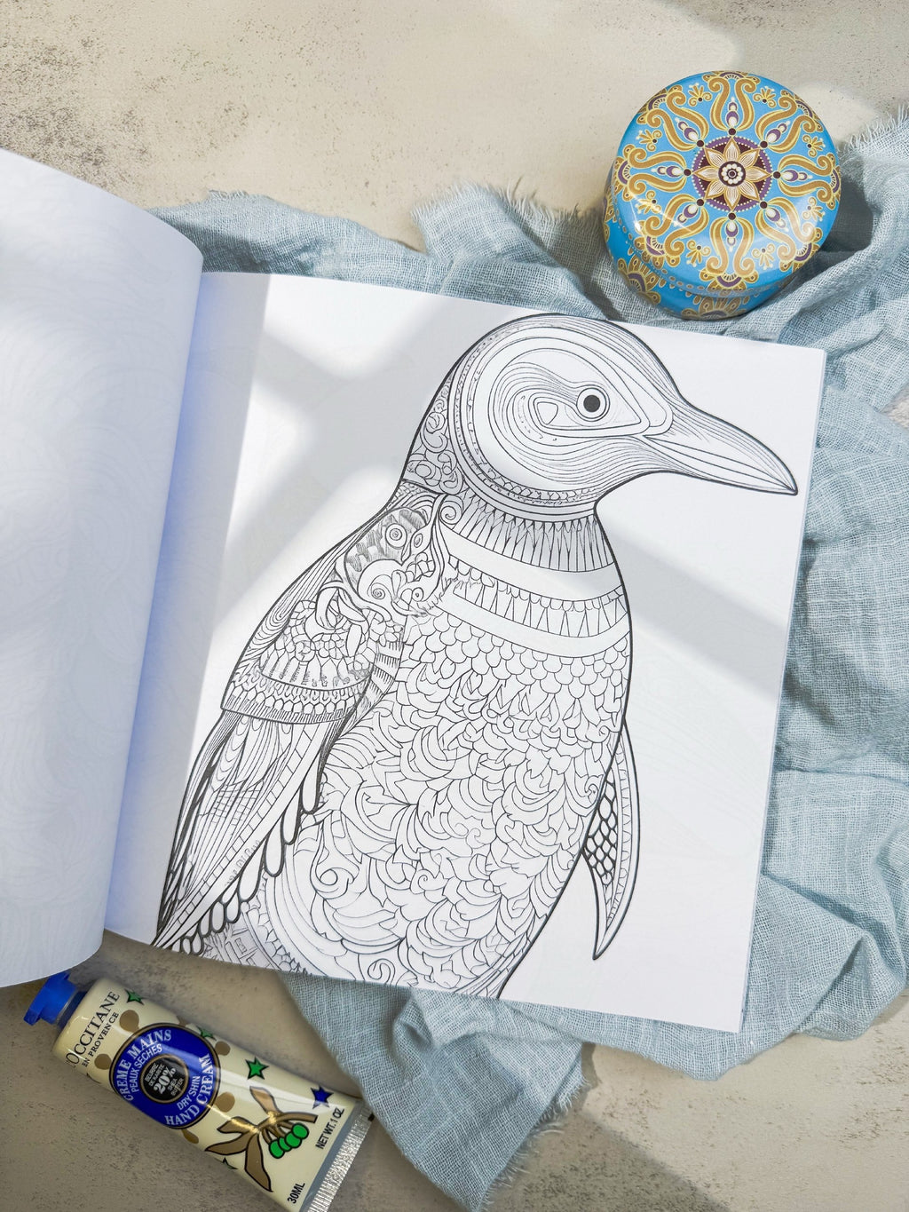 دفتر تلوين mandala animals