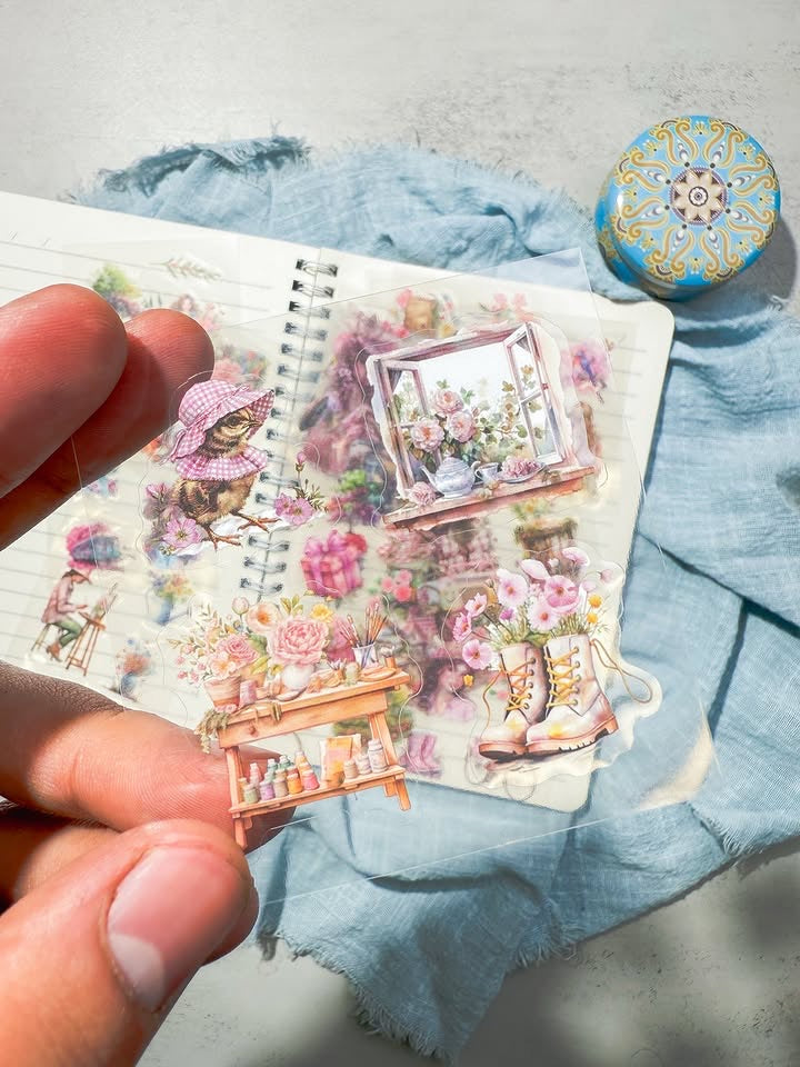 صندوق مئة ملصق Season flow