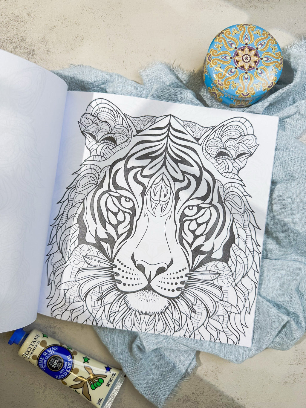 دفتر تلوين mandala animals
