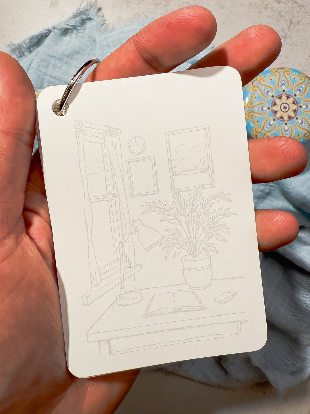 دفتر تلوين صغير Indoor room