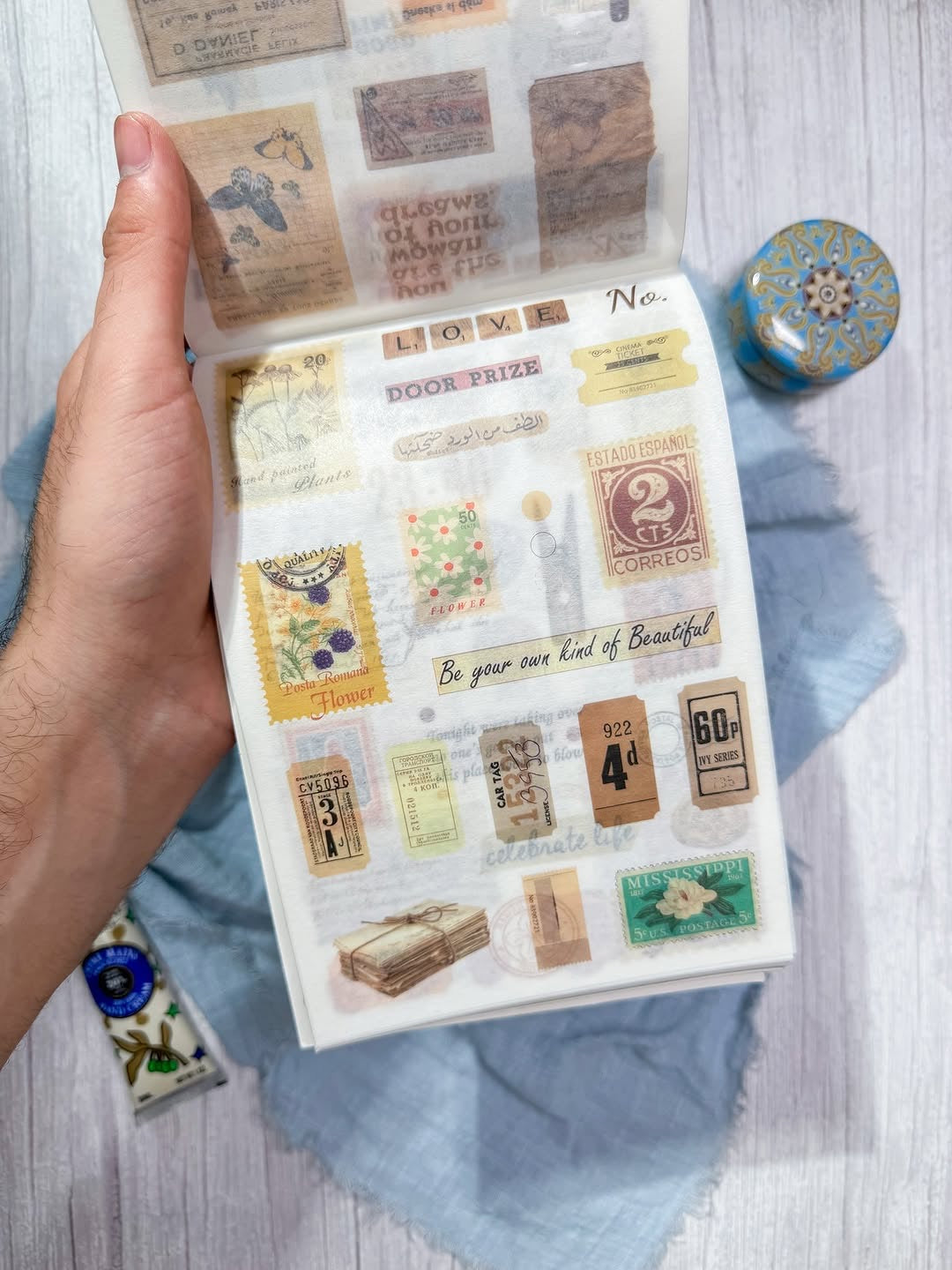 مجلة الملصقات الكبيرة the nice old time