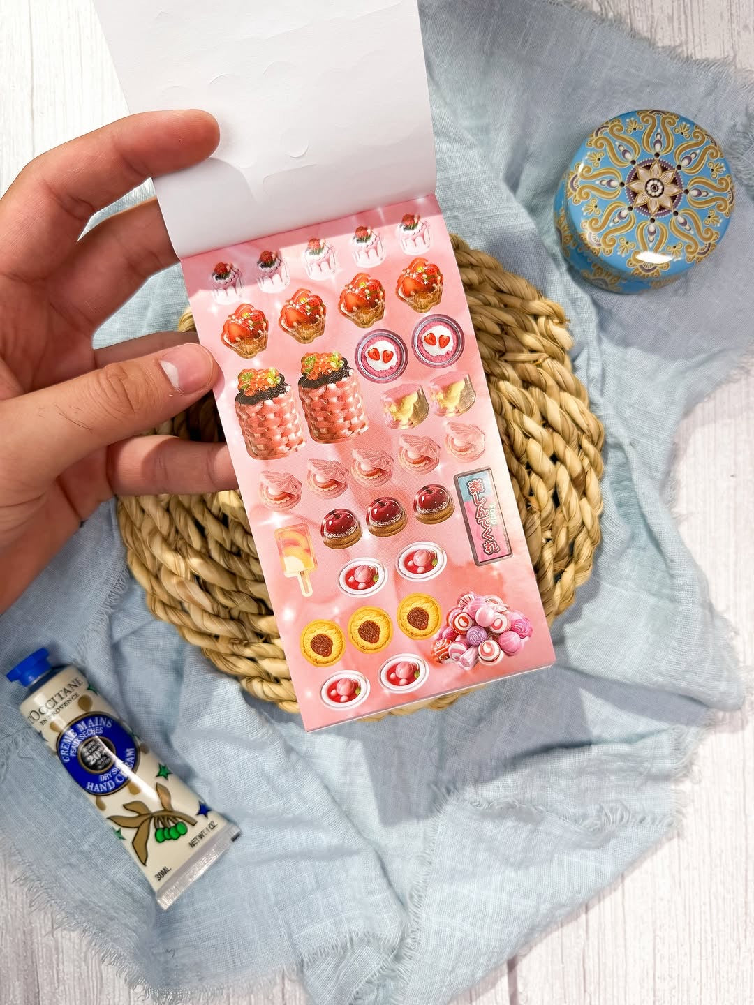 دفتر ملصقات الحلويات sweet memories