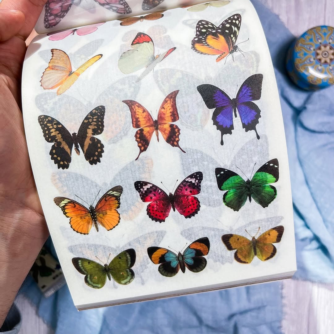 مجلة الملصقات الكبيرة Fluttering as butterfly