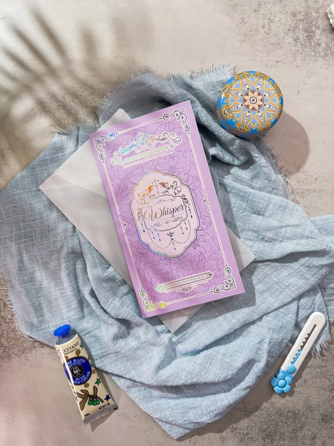 كارد معايدة بوكيه 3D purple