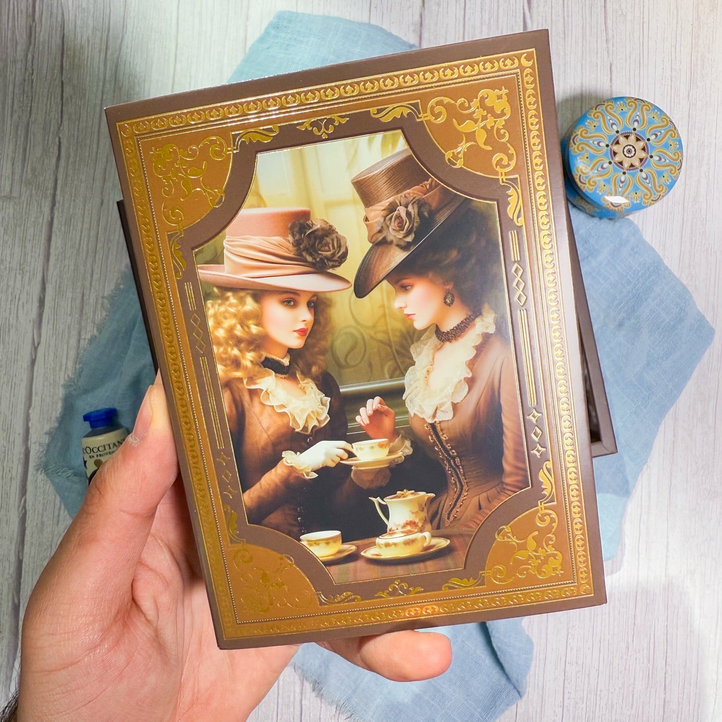 صندوق الجورنال الشامل Victorian Tea Time