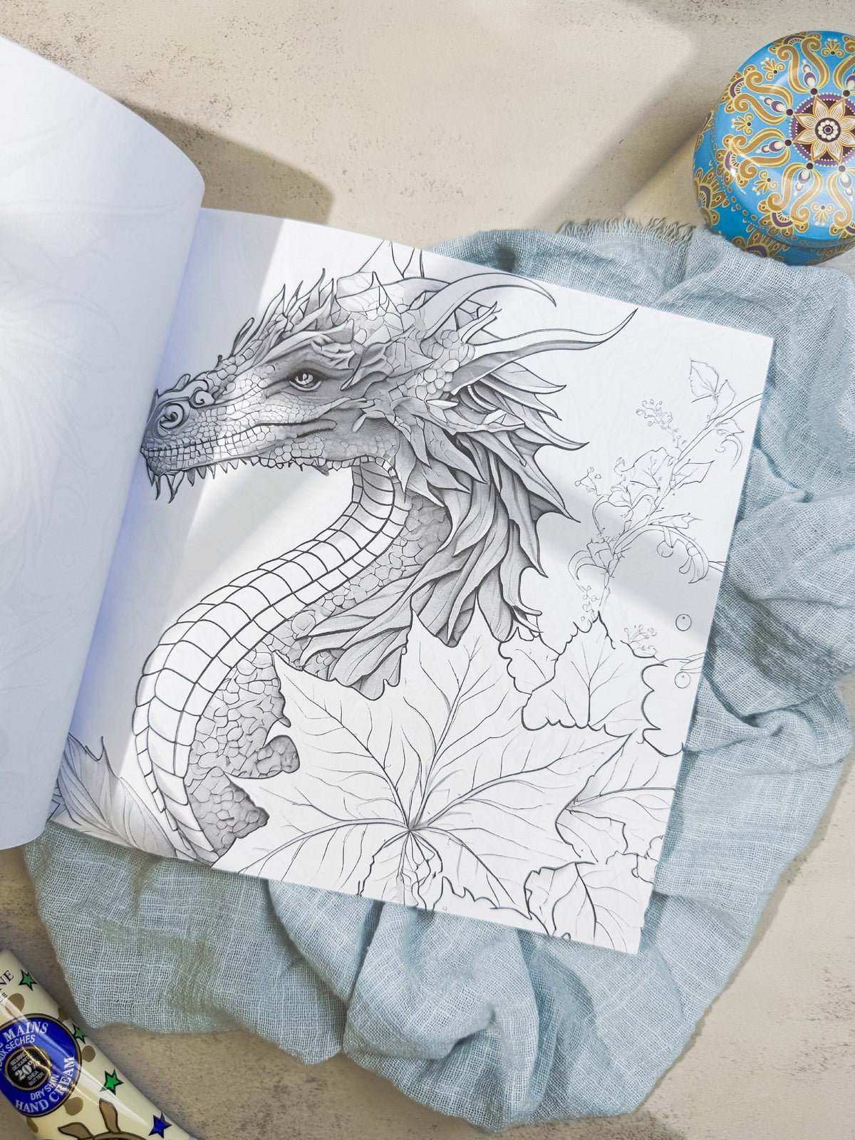 دفتر تلوين dragon