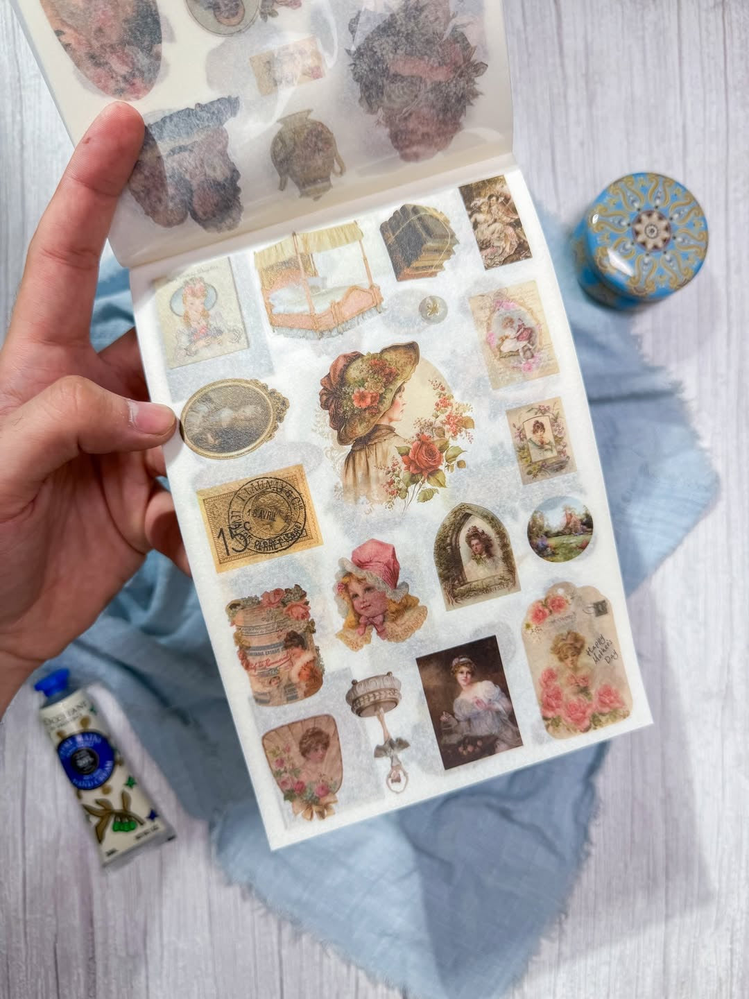 مجلة الملصقات الكبيرة الفكتورية victorian garden