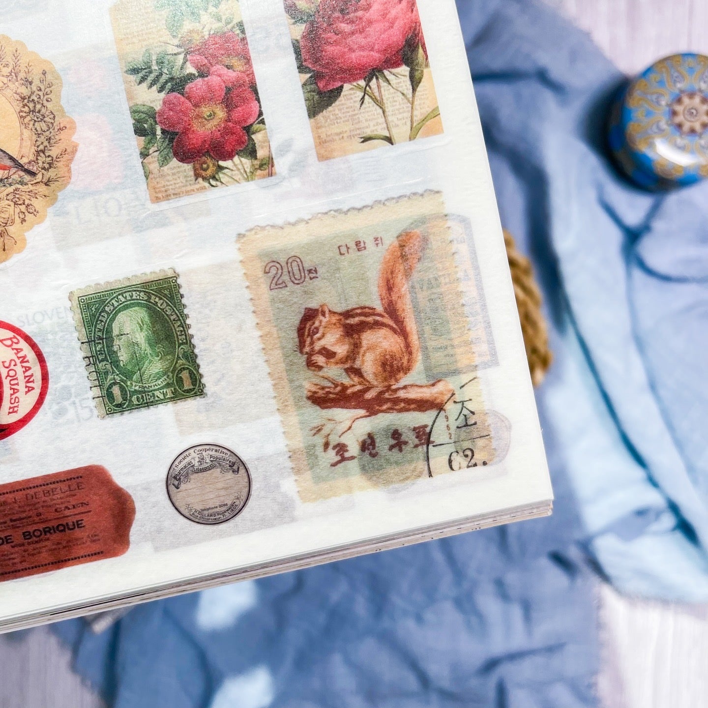 مجلة الملصقات الكبيرة vintage series