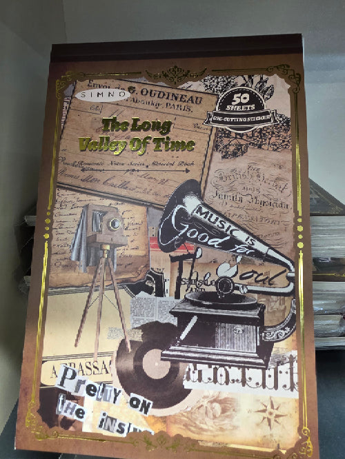 مجلة الملصقات الكبيرة long valley of time