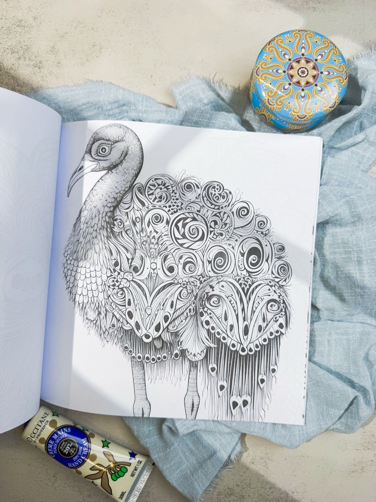 دفتر تلوين mandala animals