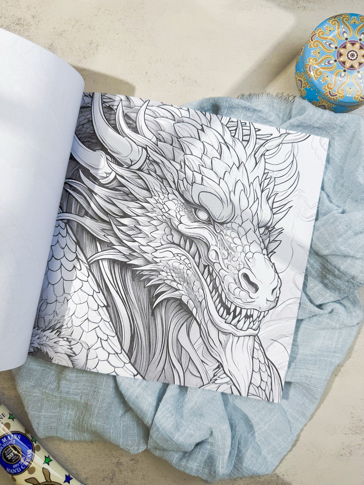 دفتر تلوين dragon