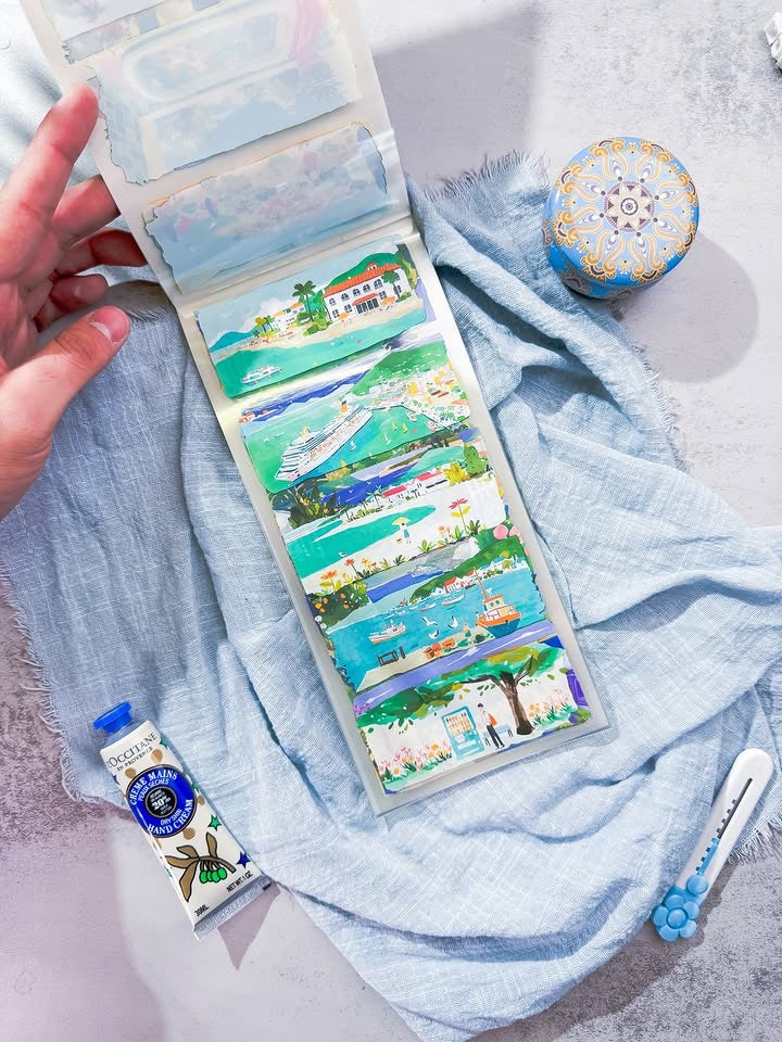 مجلة ملصقات Ocean sunshine