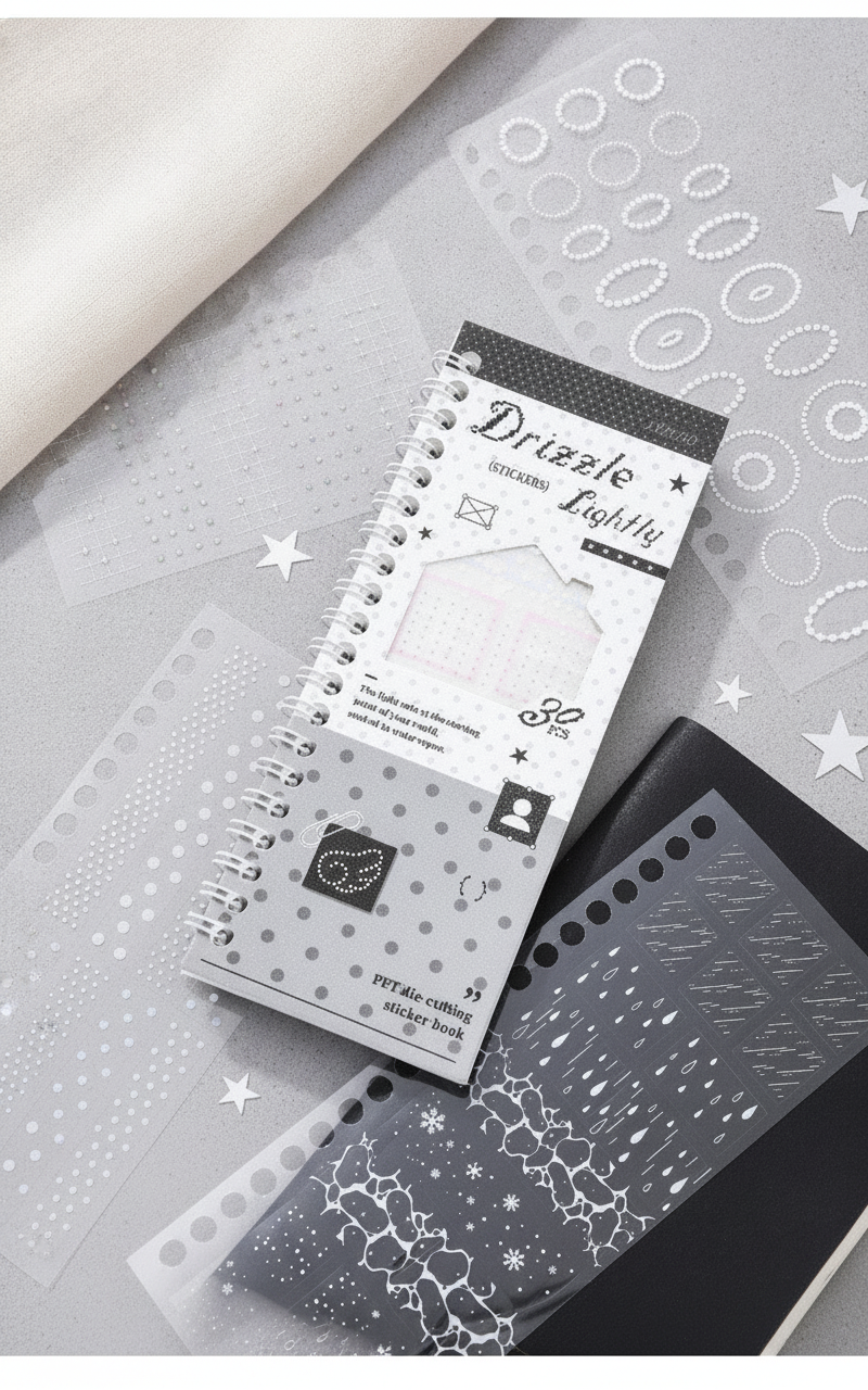 مجلة ملصقات Drizzle
