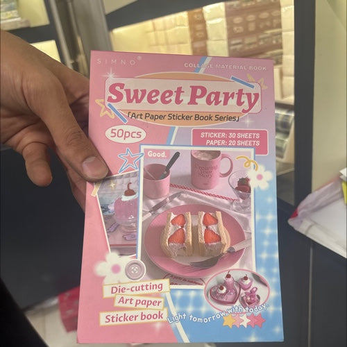 مجلة الملصقات الكبيرة sweet party
