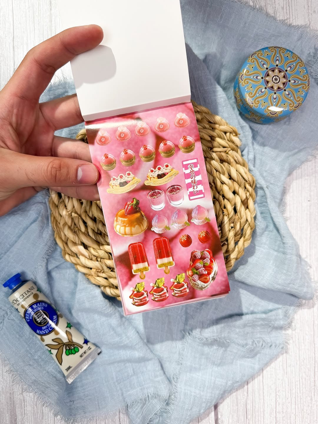 دفتر ملصقات الحلويات sweet memories