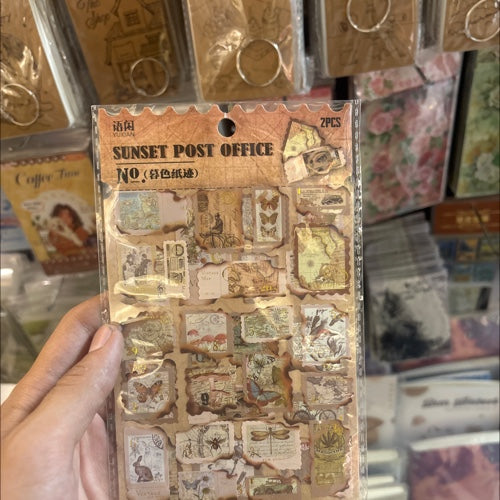 ملصقات sunset post office بيجي