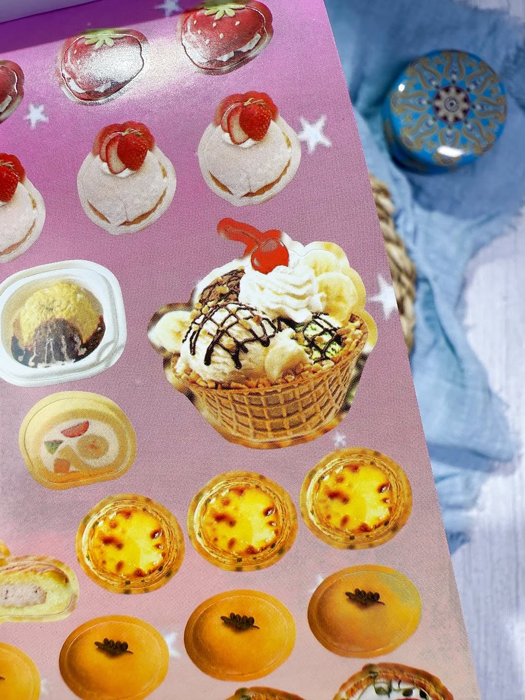 دفتر ملصقات الحلويات sweet memories