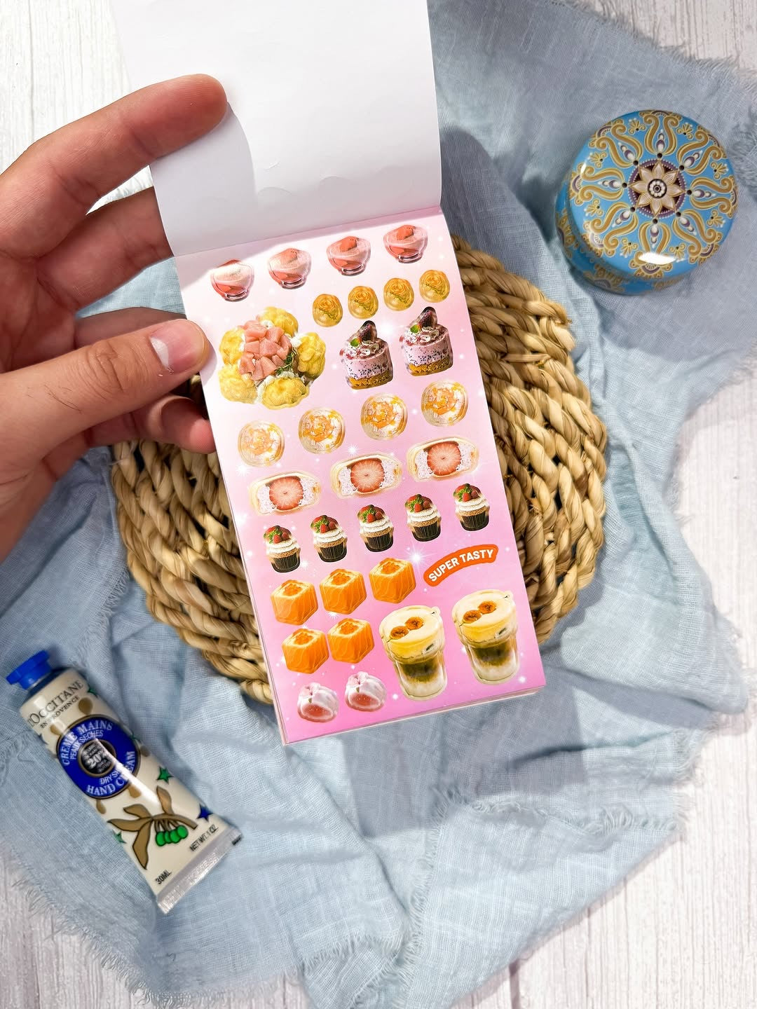 دفتر ملصقات الحلويات sweet memories