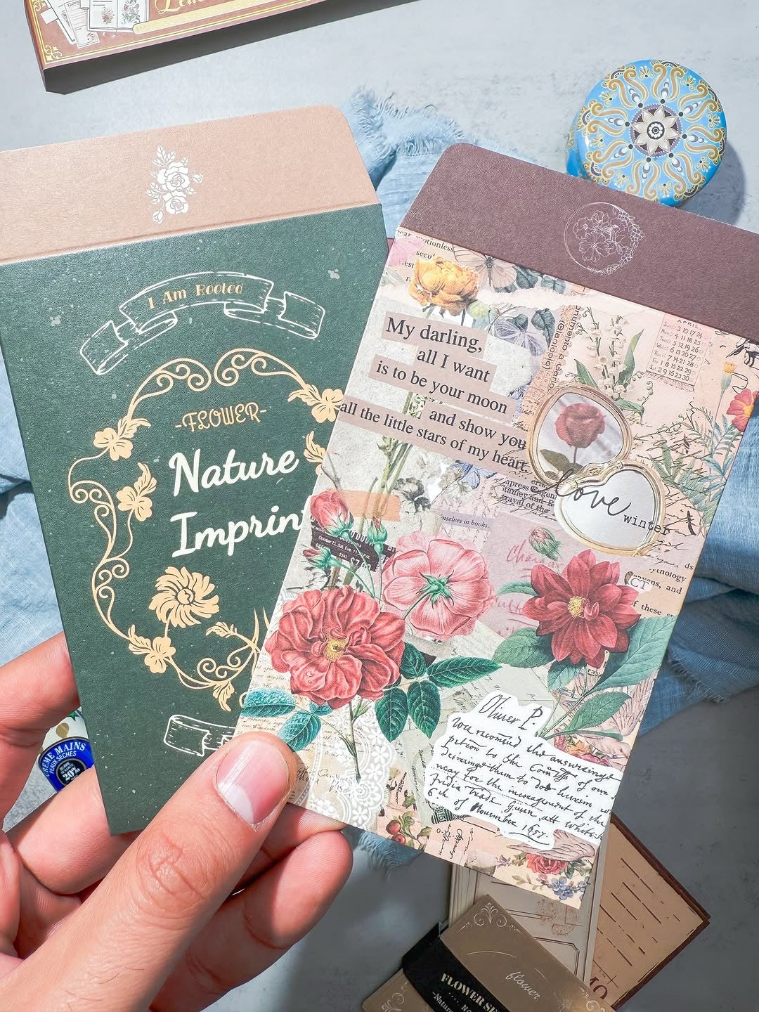 صندوق الجورنال الشامل letter from flowers