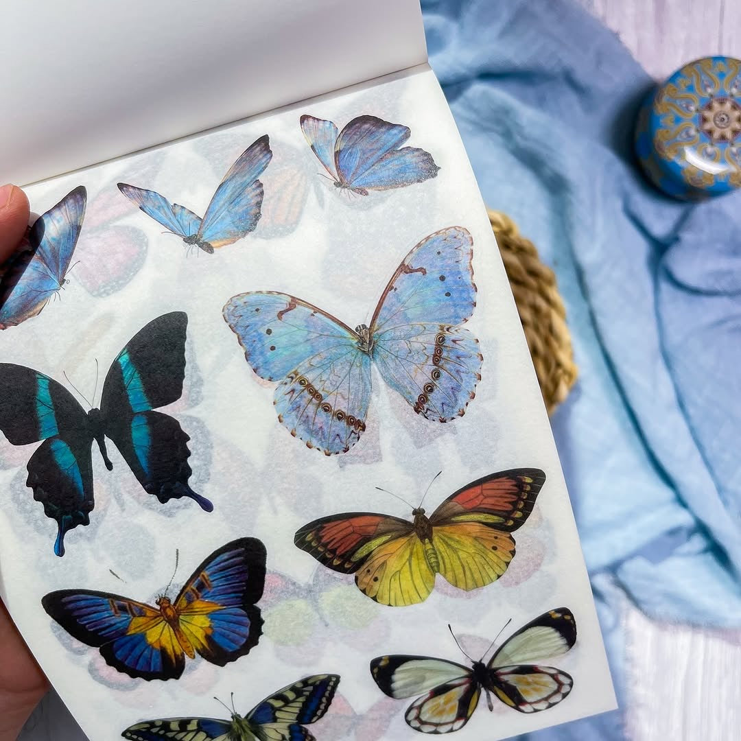 مجلة الملصقات الكبيرة Fluttering as butterfly