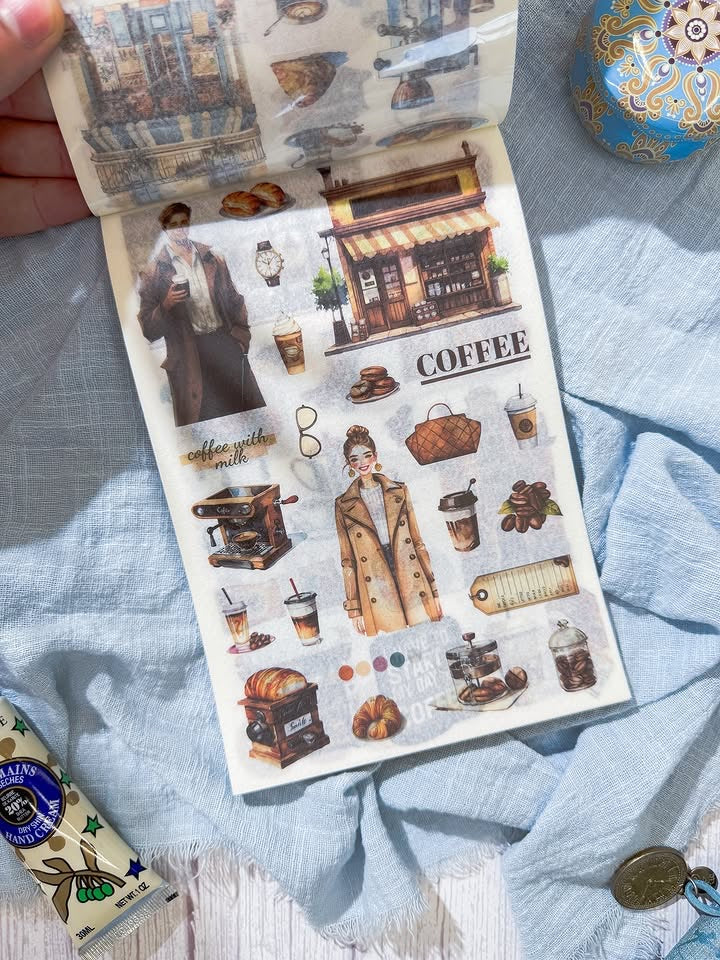 مجلة الملصقات الكبيرة coffee weekly