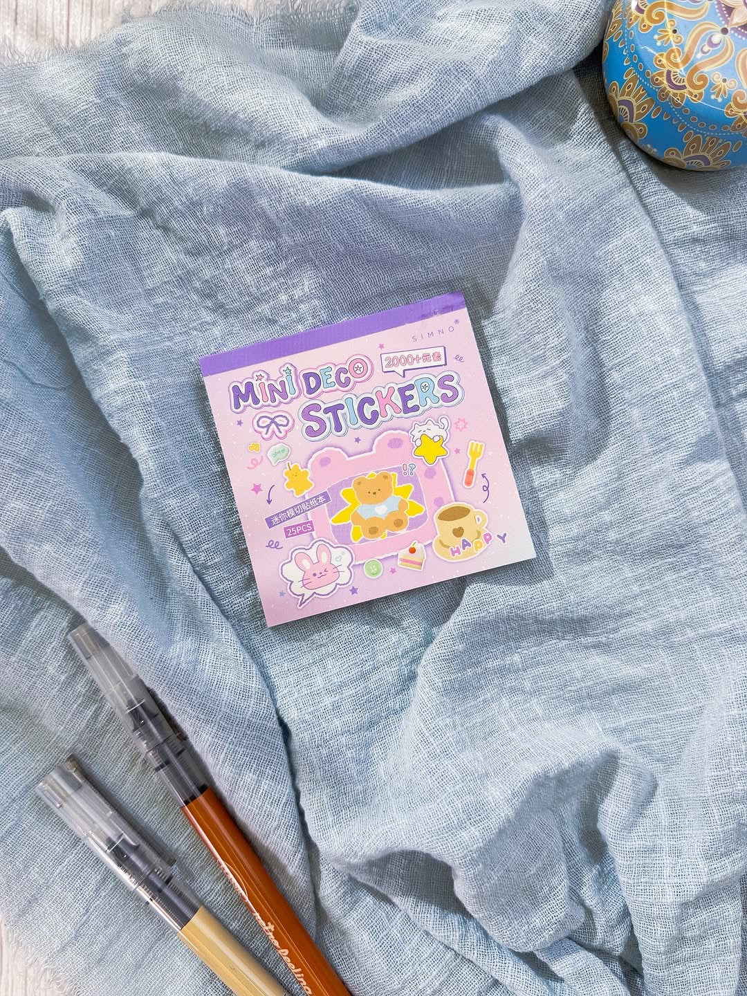 دفتر ملصقات صغيرة mini purple