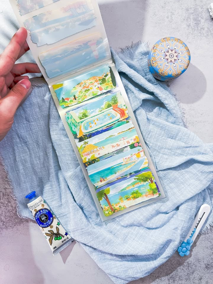 مجلة ملصقات Ocean sunshine