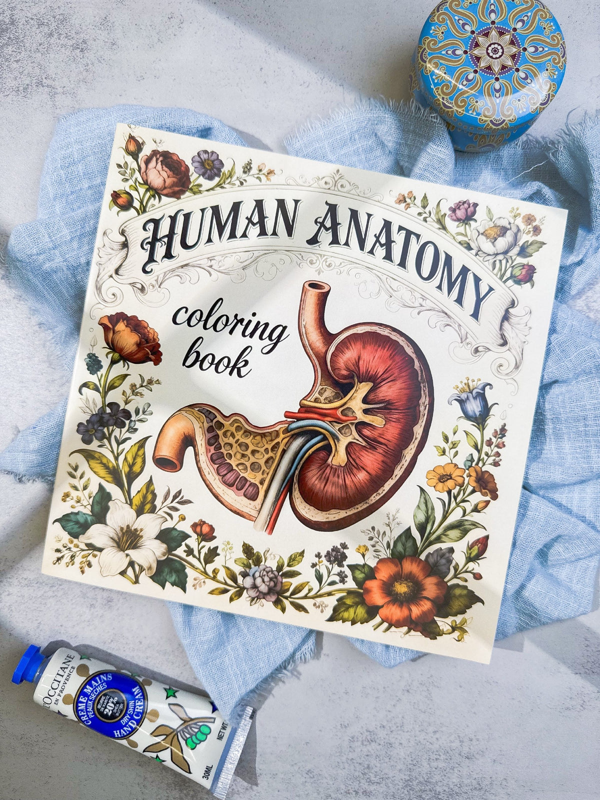 دفتر تلوين تشريح جسم الانسان human anatomy