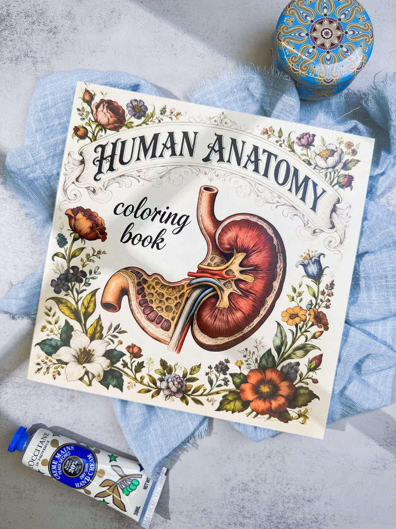 دفتر تلوين تشريح جسم الانسان human anatomy