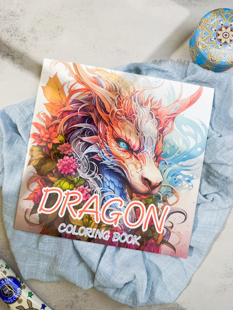 دفتر تلوين dragon