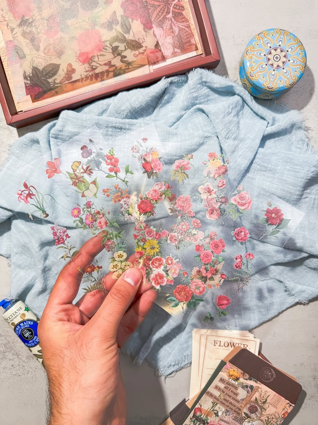 صندوق الجورنال الشامل letter from flowers