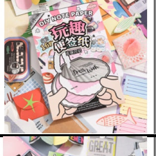 Diy note paper pink