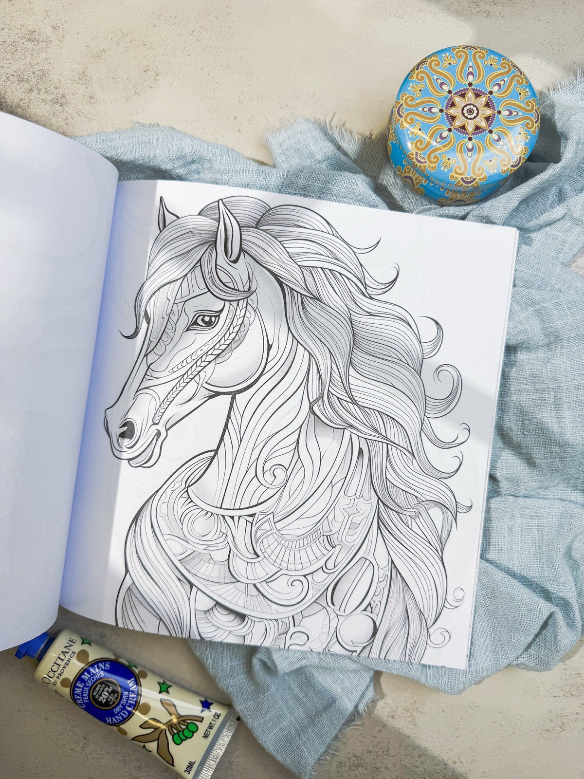 دفتر تلوين mandala animals