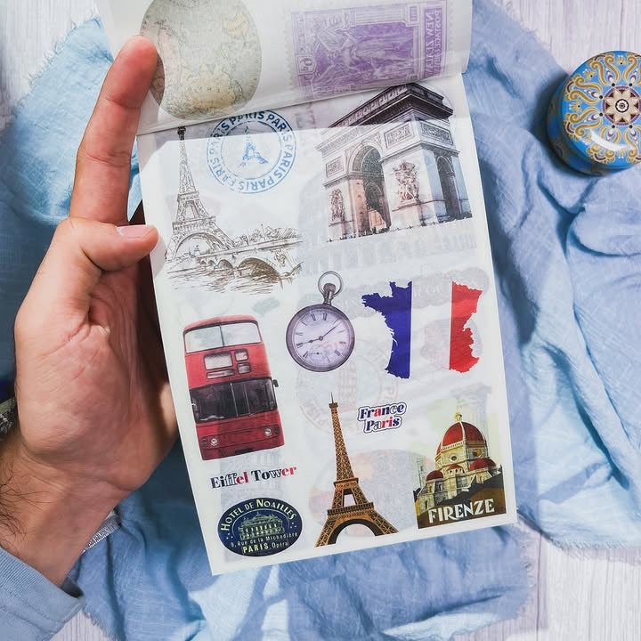 مجلة الملصقات الكبيرة global travel