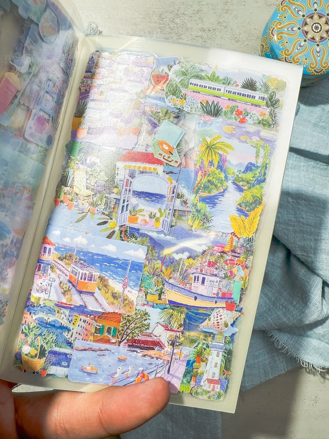 دفتر ملصقات Seabreeze knows summer