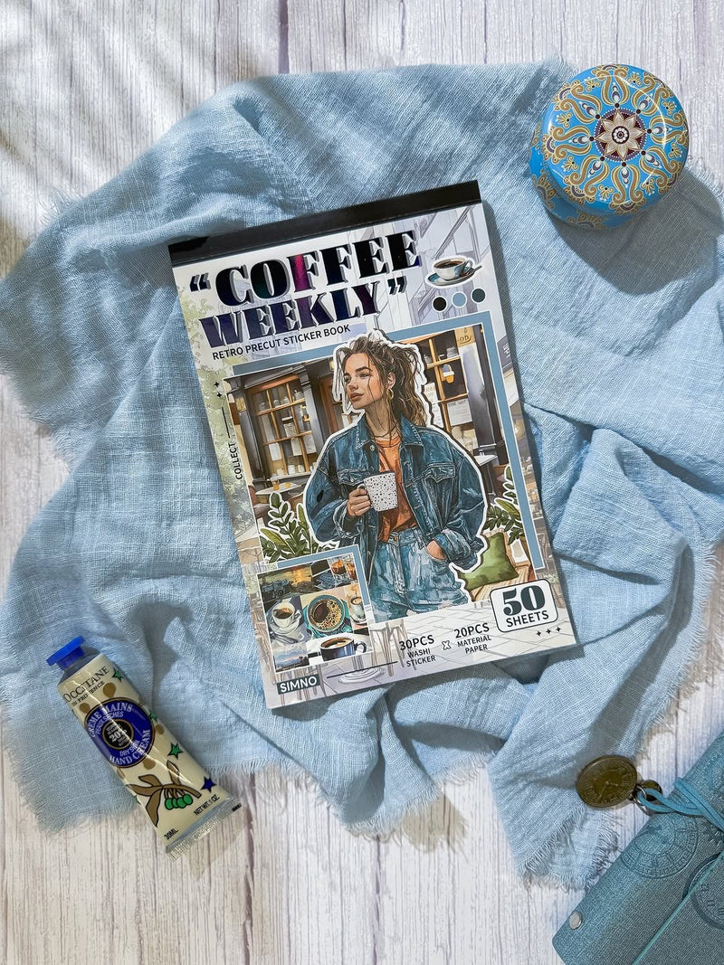مجلة الملصقات الكبيرة coffee weekly