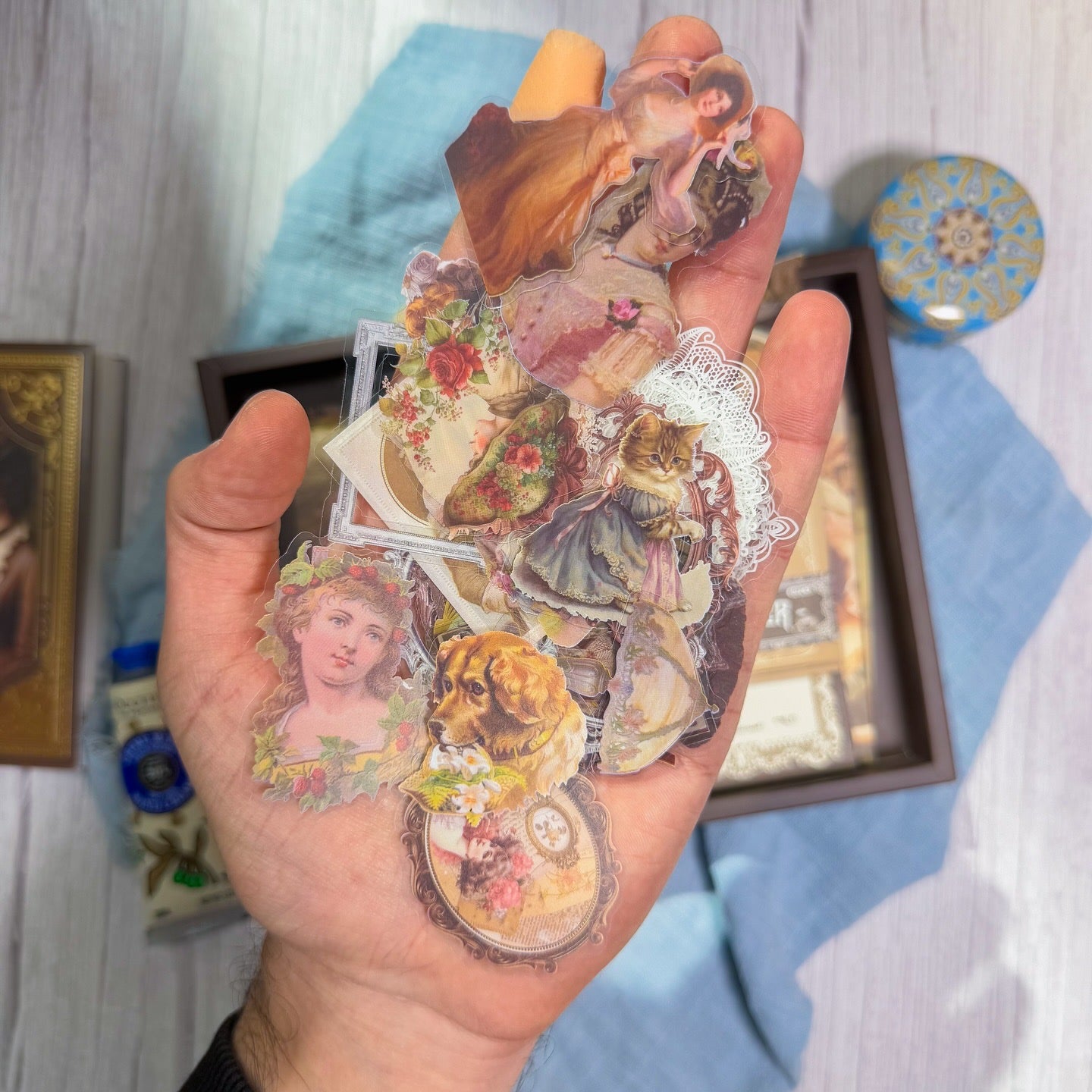 صندوق الجورنال الشامل Victorian Tea Time