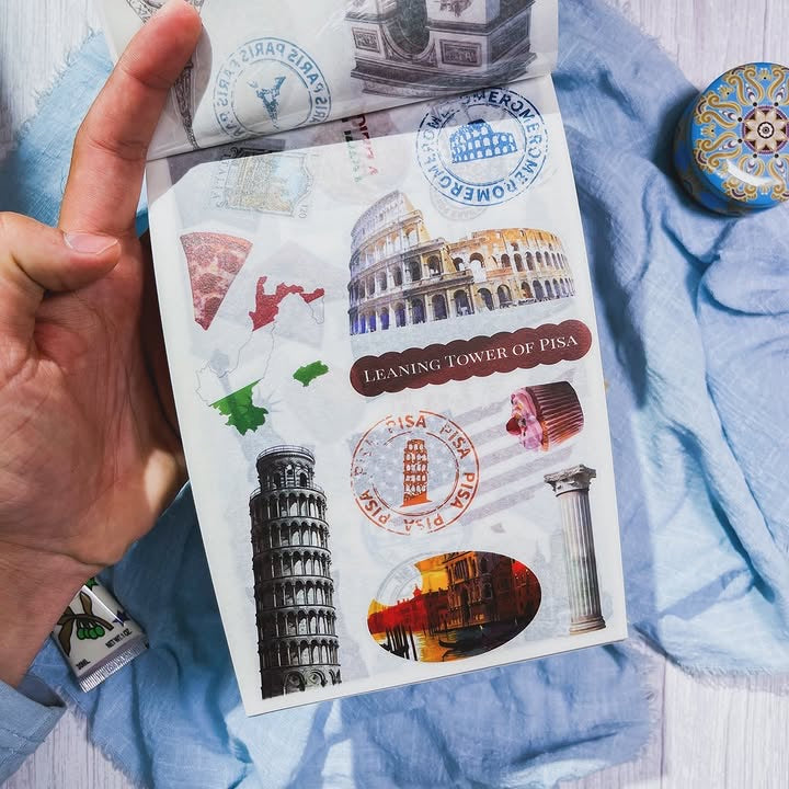 مجلة الملصقات الكبيرة global travel