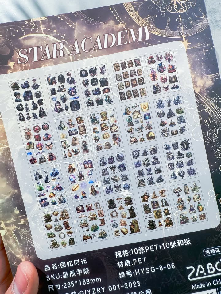 Star academy مجلة ملصقات