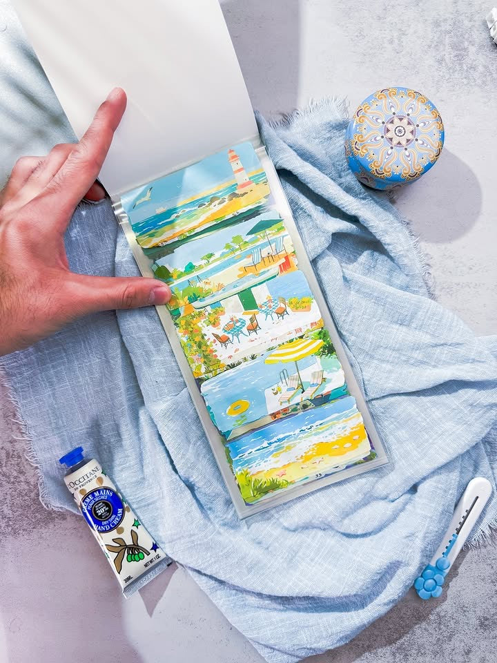 مجلة ملصقات Ocean sunshine