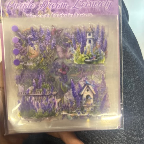 ملصقات purple dream leisurely
