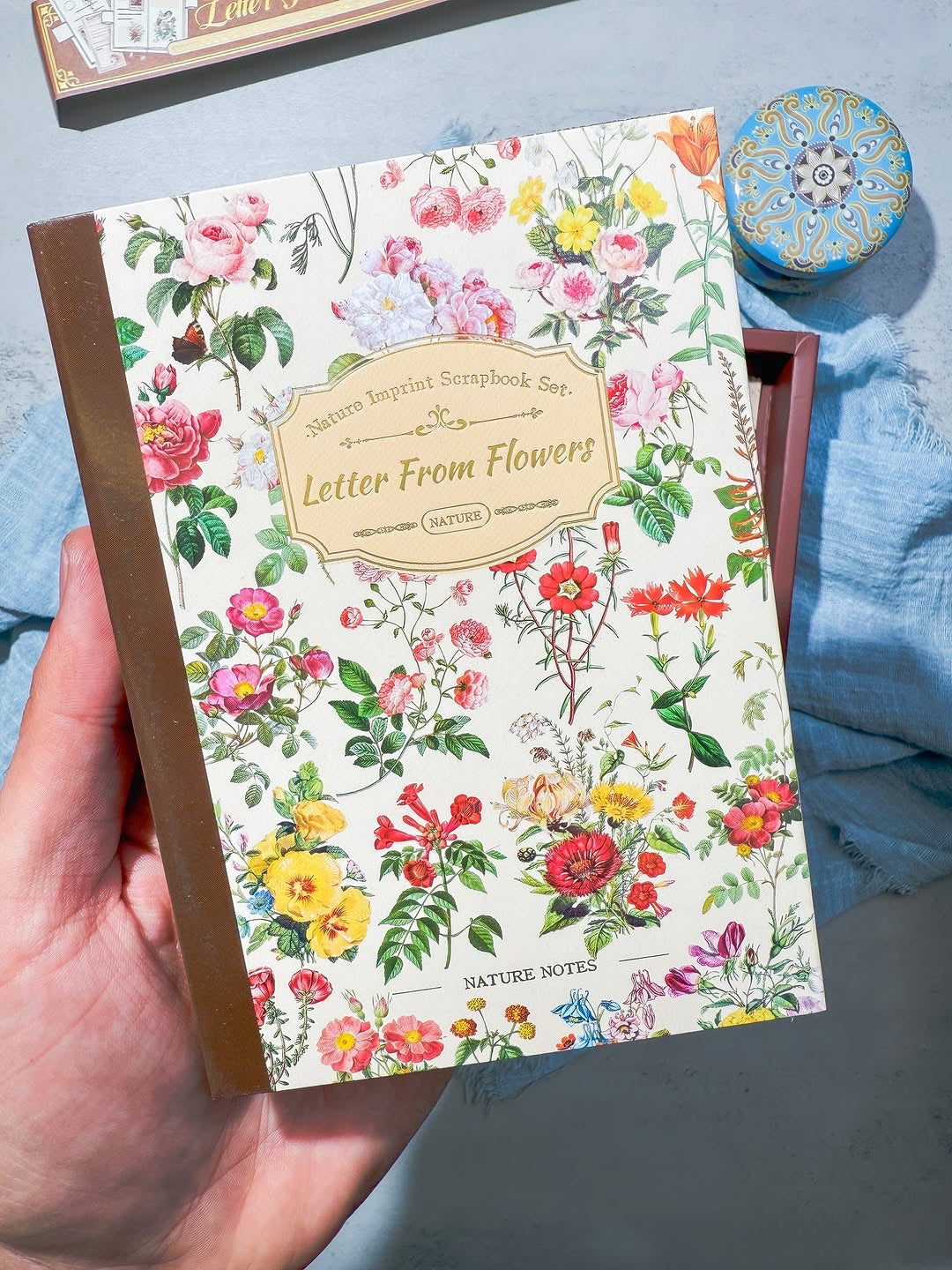 صندوق الجورنال الشامل letter from flowers