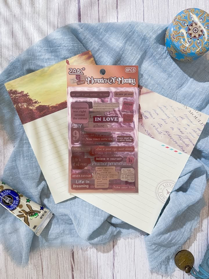 ملصقات عبارات Memories of maning