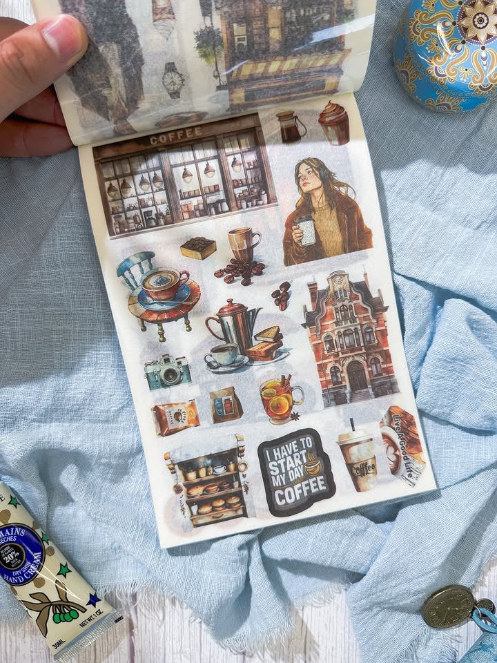 مجلة الملصقات الكبيرة coffee weekly